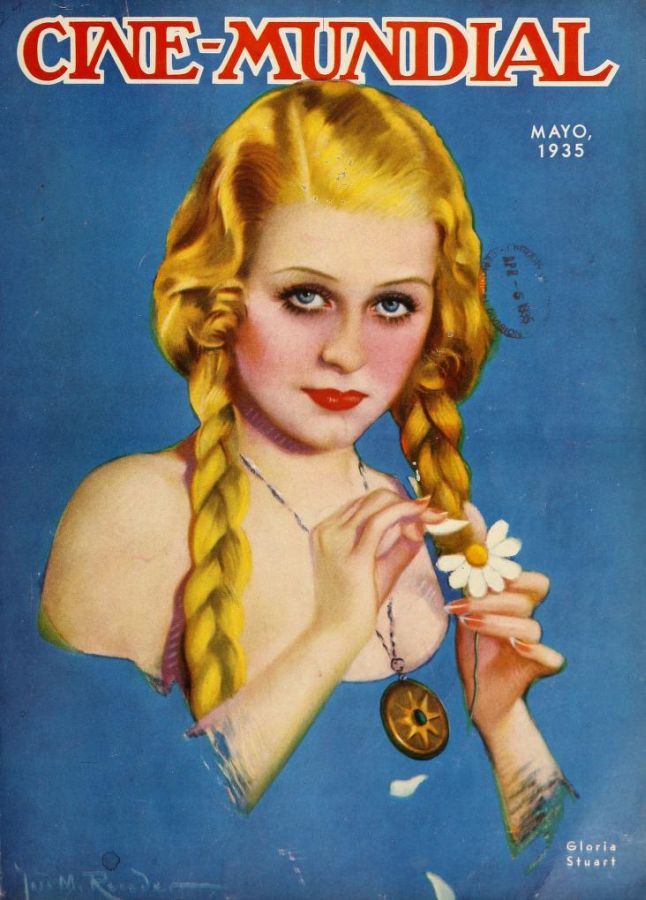 CINE-MUNDIAL magazine side cover May 1935