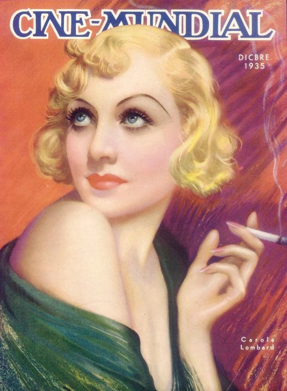CINE-MUNDIAL magazine side cover December 1935