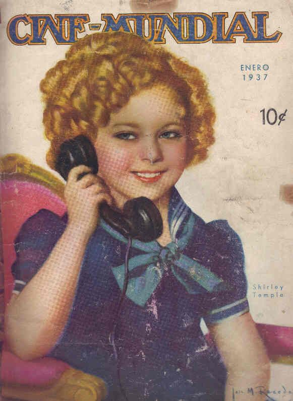 CINE-MUNDIAL magazine side cover January 1937