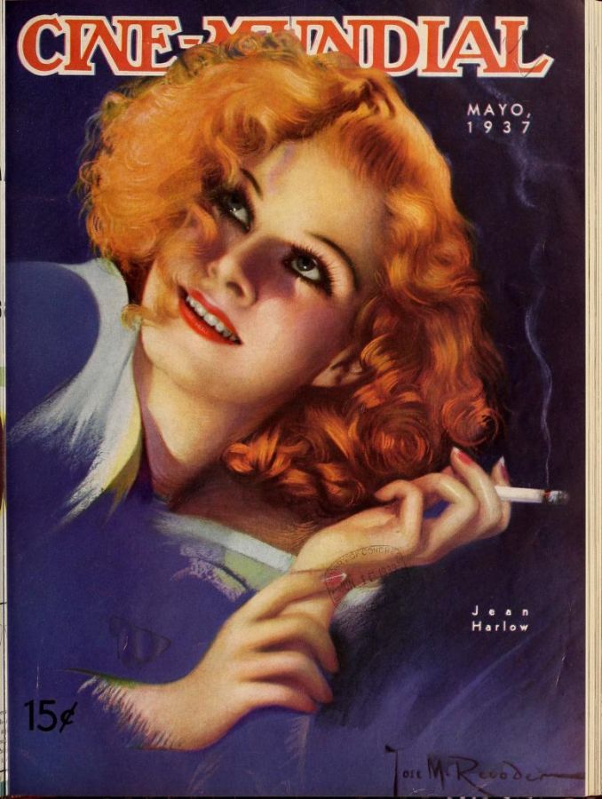 CINE-MUNDIAL magazine side cover May 1937