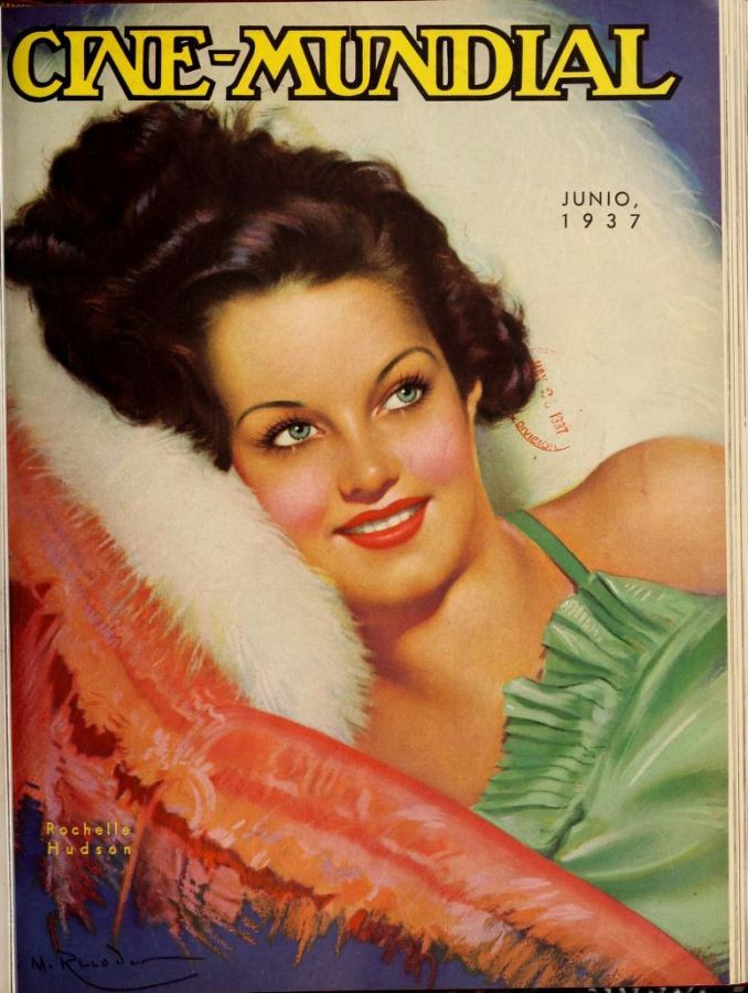 CINE-MUNDIAL magazine side cover June 1937