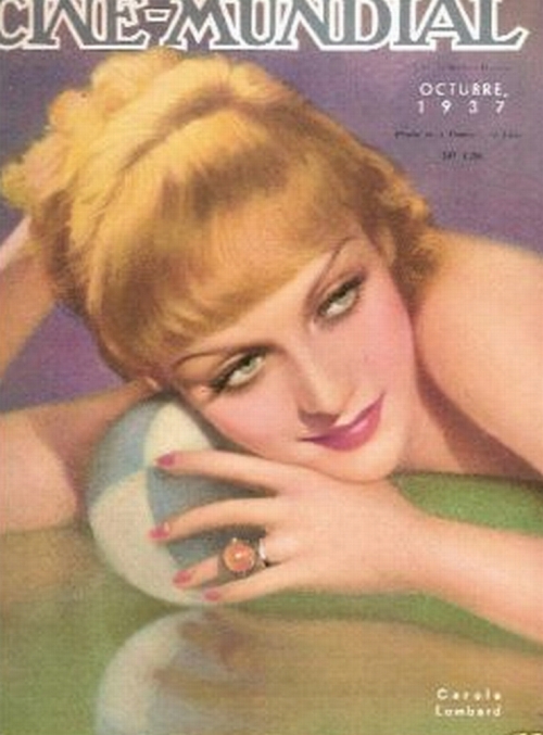 CINE-MUNDIAL magazine side cover October 1937