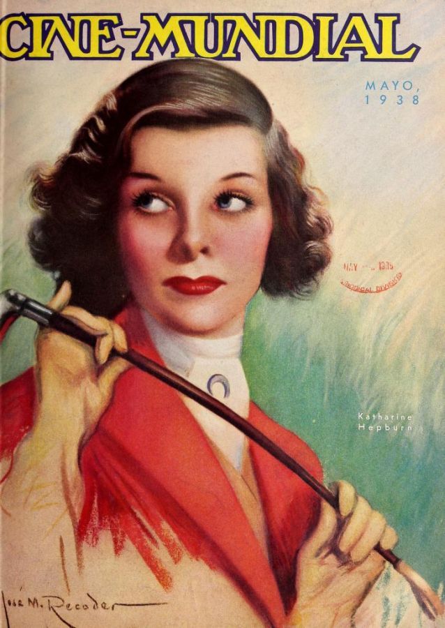 CINE-MUNDIAL magazine side cover May 1938
