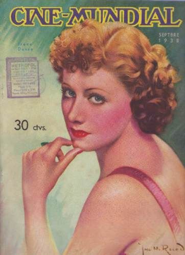 CINE-MUNDIAL magazine side cover September 1938