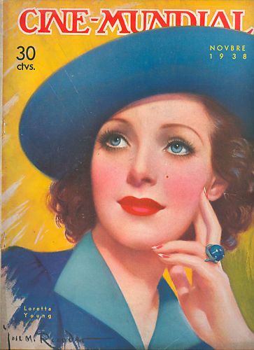 CINE-MUNDIAL magazine side cover November 1938