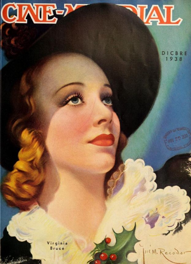 CINE-MUNDIAL magazine side cover December 1938