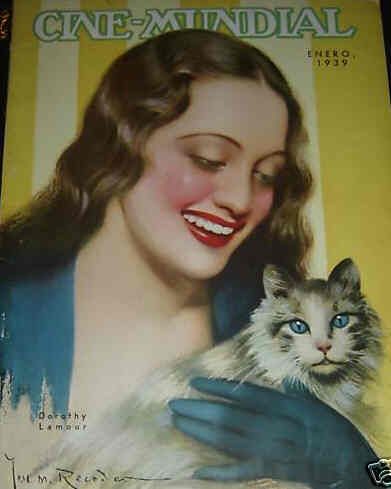 CINE-MUNDIAL magazine side cover January 1939