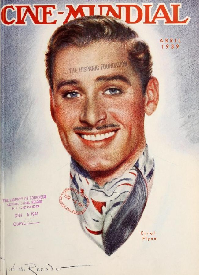 CINE-MUNDIAL magazine side cover April 1939