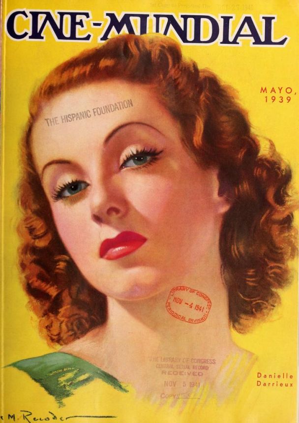 CINE-MUNDIAL magazine side cover May 1939