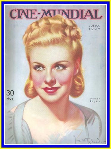 CINE-MUNDIAL magazine side cover July 1939