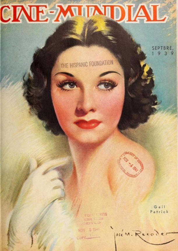 CINE-MUNDIAL magazine side cover September 1939
