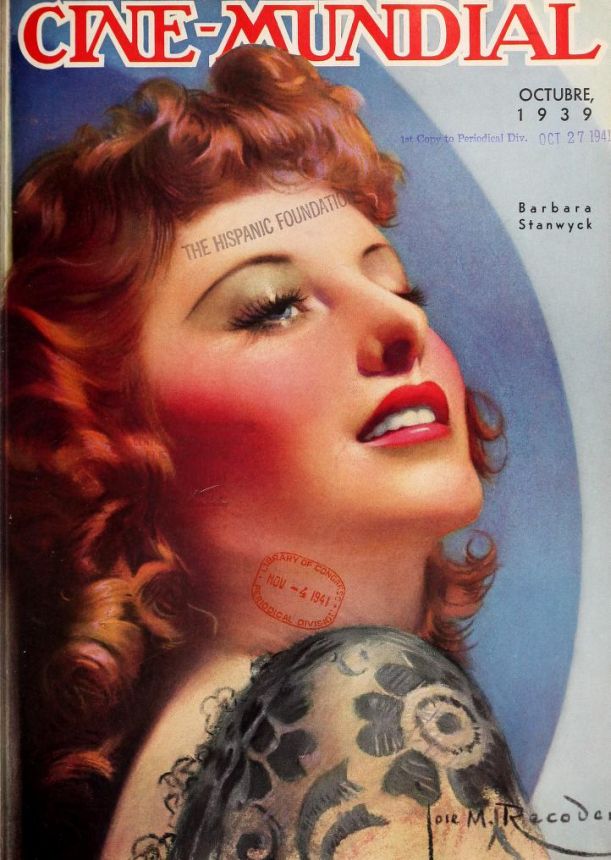 CINE-MUNDIAL magazine side cover October 1939