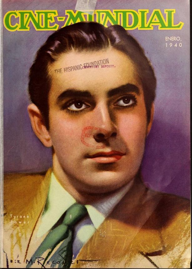 CINE-MUNDIAL magazine side cover January 1940