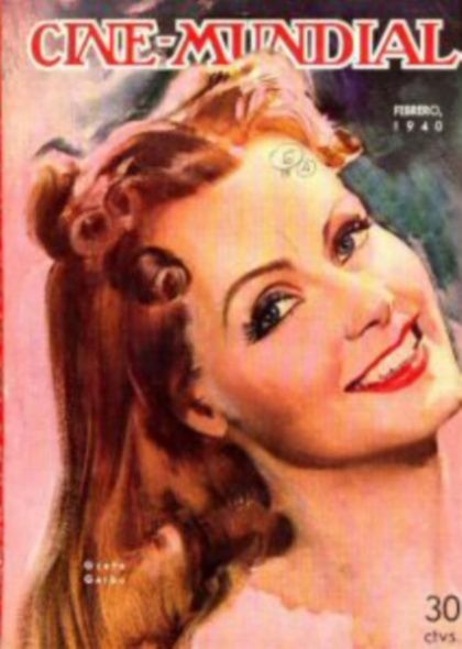 CINE-MUNDIAL magazine side cover February 1940