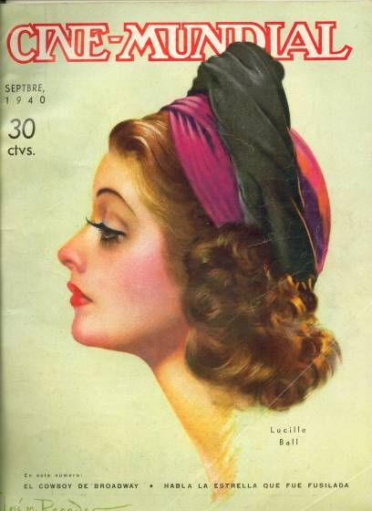 CINE-MUNDIAL magazine side cover September 1940