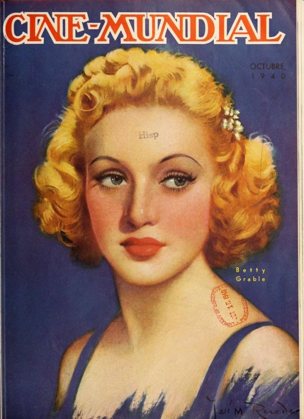 CINE-MUNDIAL magazine side cover October 1940