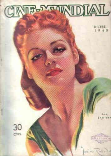 CINE-MUNDIAL magazine side cover December 1940