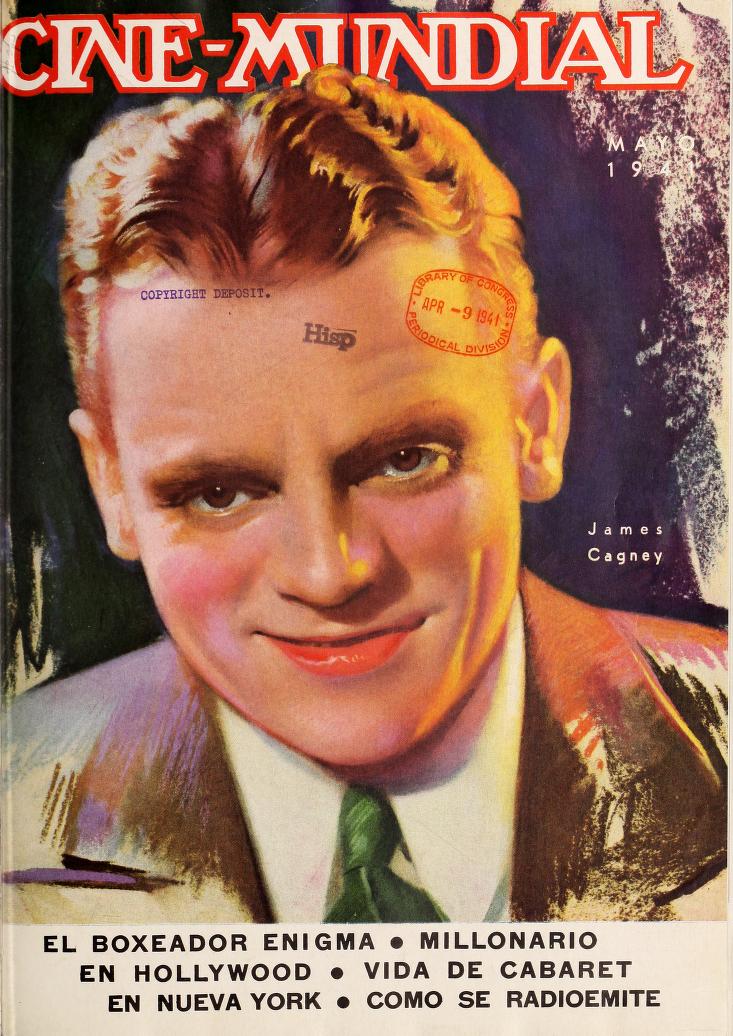 CINE-MUNDIAL magazine side cover May 1941
