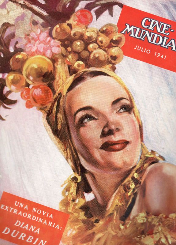 CINE-MUNDIAL magazine side cover July 1941