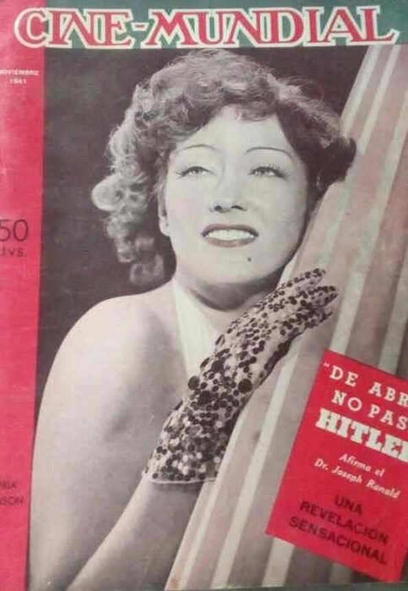 CINE-MUNDIAL magazine side cover November 1941