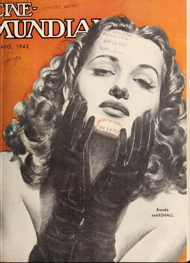 CINE-MUNDIAL magazine side cover May 1942