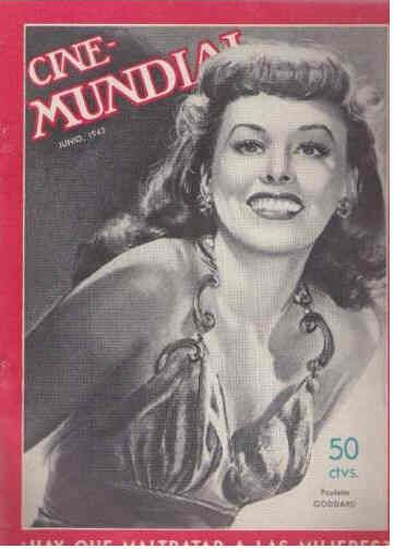 CINE-MUNDIAL magazine side cover June 1942