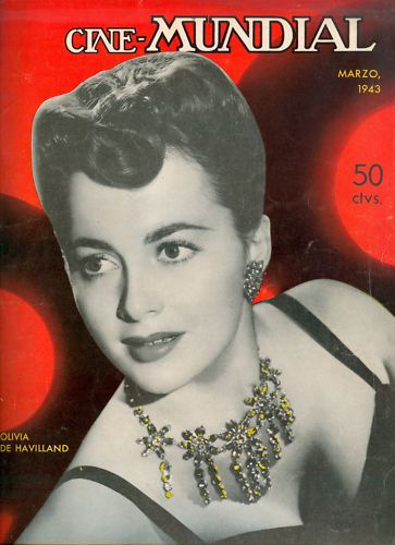 CINE-MUNDIAL magazine side cover March 1943