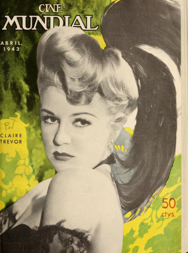 CINE-MUNDIAL magazine side cover April 1943
