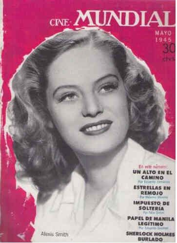 CINE-MUNDIAL magazine side cover May 1945