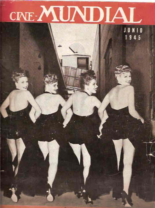 CINE-MUNDIAL magazine side cover June 1945