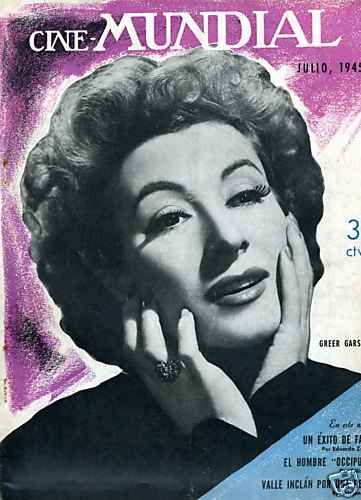 CINE-MUNDIAL magazine side cover July 1945