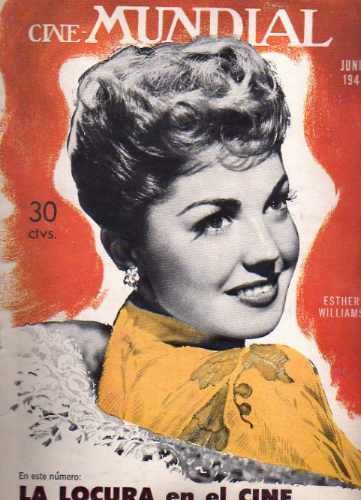 CINE-MUNDIAL magazine side cover June 1946
