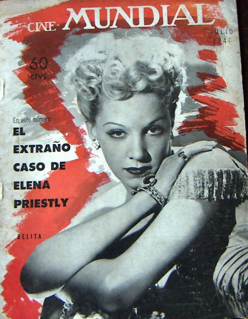CINE-MUNDIAL magazine side cover July 1946