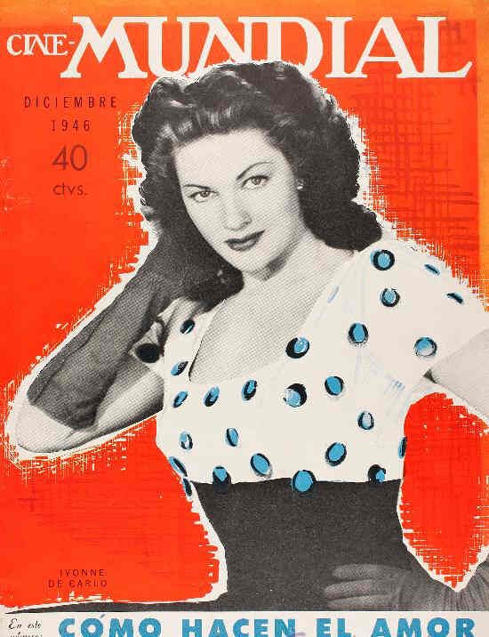 CINE-MUNDIAL magazine side cover December 1946
