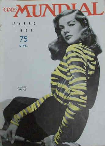 CINE-MUNDIAL magazine side cover January 1947