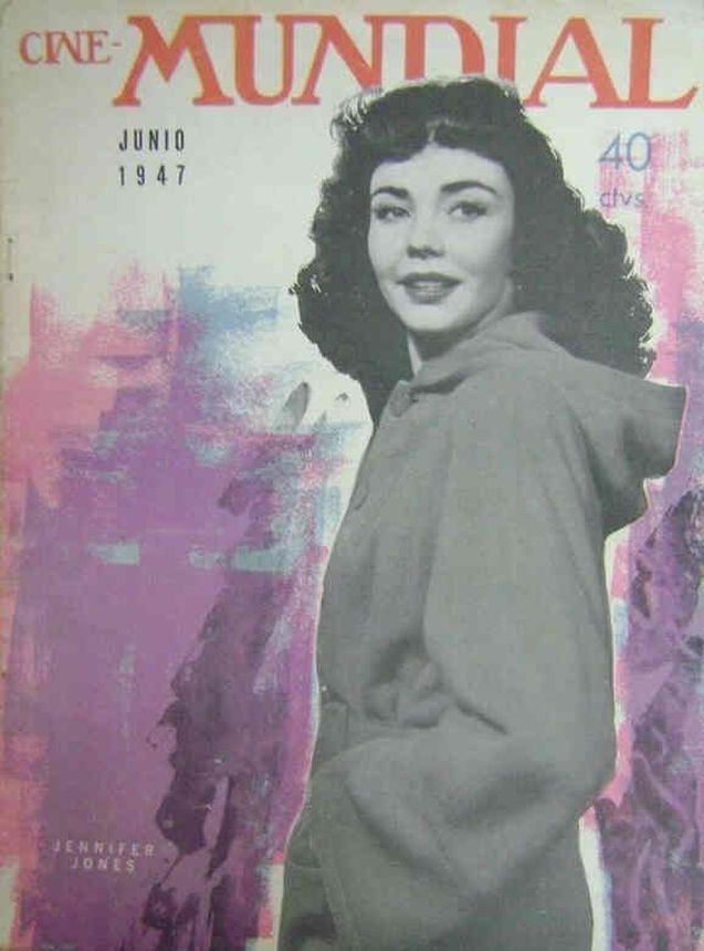 CINE-MUNDIAL magazine side cover June 1947