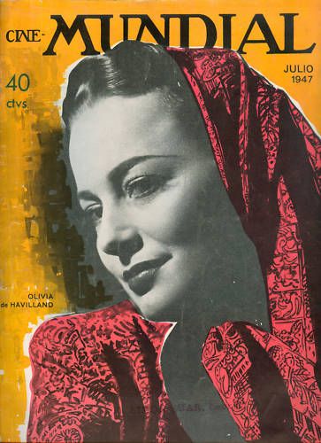 CINE-MUNDIAL magazine side cover July 1947