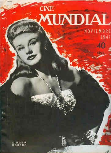 CINE-MUNDIAL magazine side cover November 1947