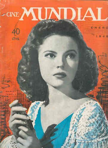 CINE-MUNDIAL magazine side cover January 1948