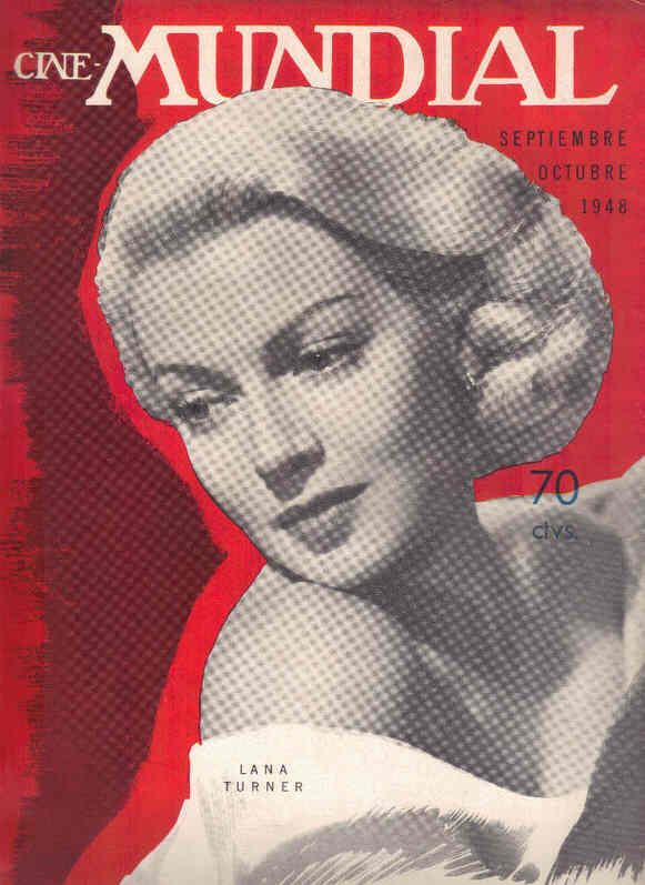 CINE-MUNDIAL magazine side cover September/October 1948