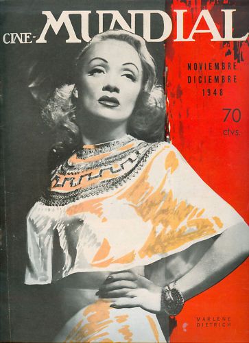 CINE-MUNDIAL magazine side cover November/December 1948