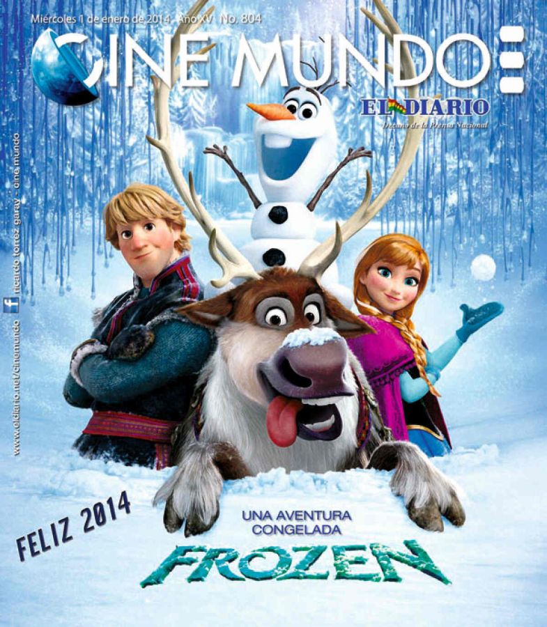 CINE MUNDO (Bo) magazine side cover Issue 804 1 January 2014