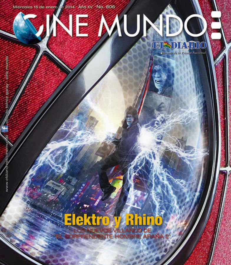 CINE MUNDO (Bo) magazine side cover Issue 806 15 January 2014