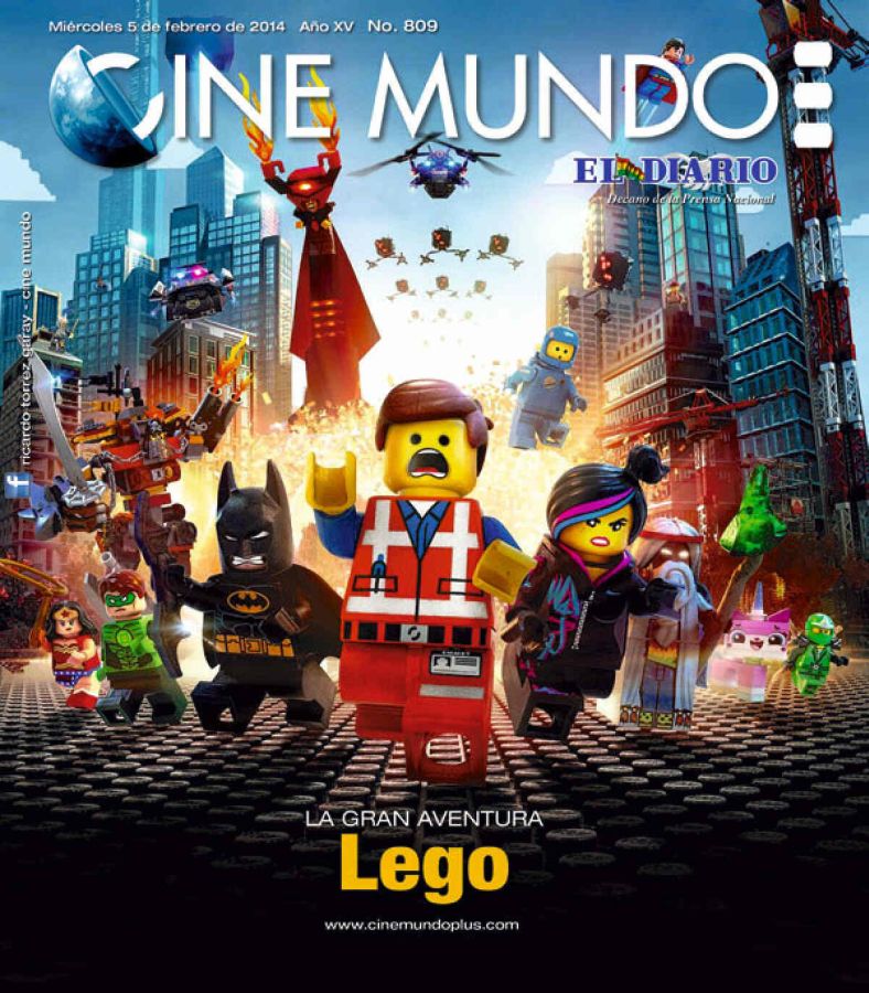 CINE MUNDO (Bo) magazine side cover Issue 809 5 February 2014