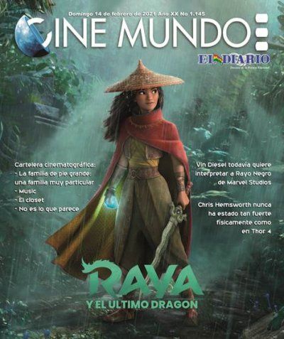 CINE MUNDO (Bo) magazine side cover Issue 1145 14 February 2021