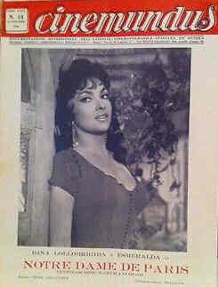 CINEMUNDUS magazine side cover Issue 13 October 1956
