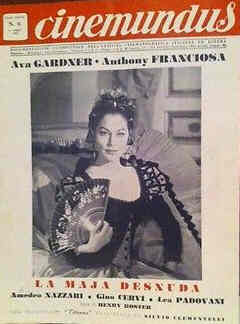 CINEMUNDUS magazine side cover Issue 6 15 April 1958