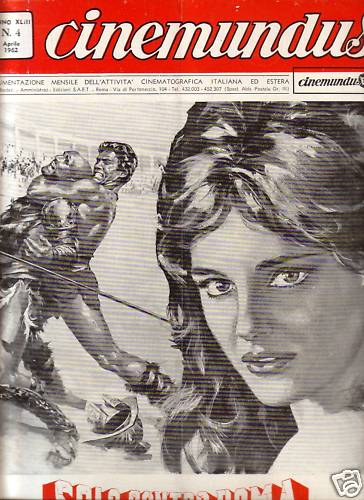 CINEMUNDUS magazine side cover April 1962