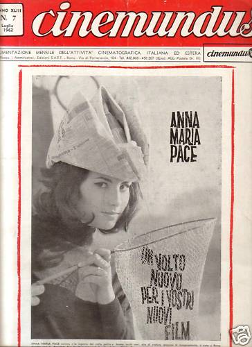 CINEMUNDUS magazine side cover July 1962