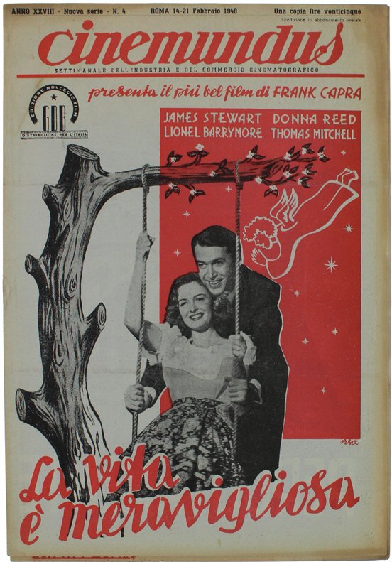 CINEMUNDUS magazine side cover Issue 4 14 February 1948
